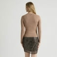 thumbnail image 3 of Mexx Women’s Long Sleeve Mock Neck Top with Lurex, 3 of 5