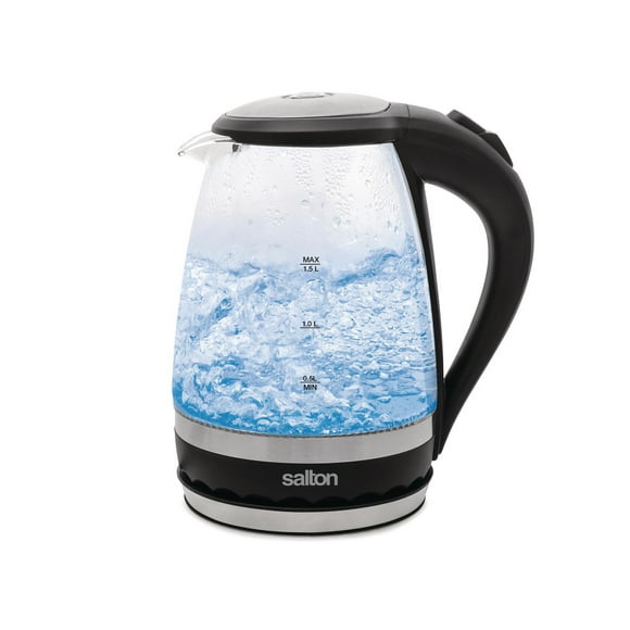 Salton Cordless Electric Glass Kettle 1.5 L/Qt, GK1831