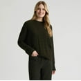 thumbnail image 1 of Mexx Women’s Cable Knit Mock Neck Sweater, 1 of 4