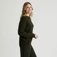 thumbnail image 2 of Mexx Women’s Cable Knit Mock Neck Sweater, 2 of 4