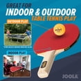 thumbnail image 3 of JOOLA HIT TABLE TENNIS SET (INCLUDES 4 HIT RACKETS, 8 BALLS & CARRYING CASE), 3 of 6