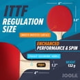 thumbnail image 4 of JOOLA HIT TABLE TENNIS SET (INCLUDES 4 HIT RACKETS, 8 BALLS & CARRYING CASE), 4 of 6