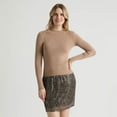 thumbnail image 1 of Mexx Women’s Long Sleeve Mock Neck Top with Lurex, 1 of 5
