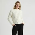 thumbnail image 1 of Pull Torsadé avec Détails de Perles de Mexx pour Femmes, 1 of 5