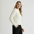 thumbnail image 2 of Pull Torsadé avec Détails de Perles de Mexx pour Femmes, 2 of 5