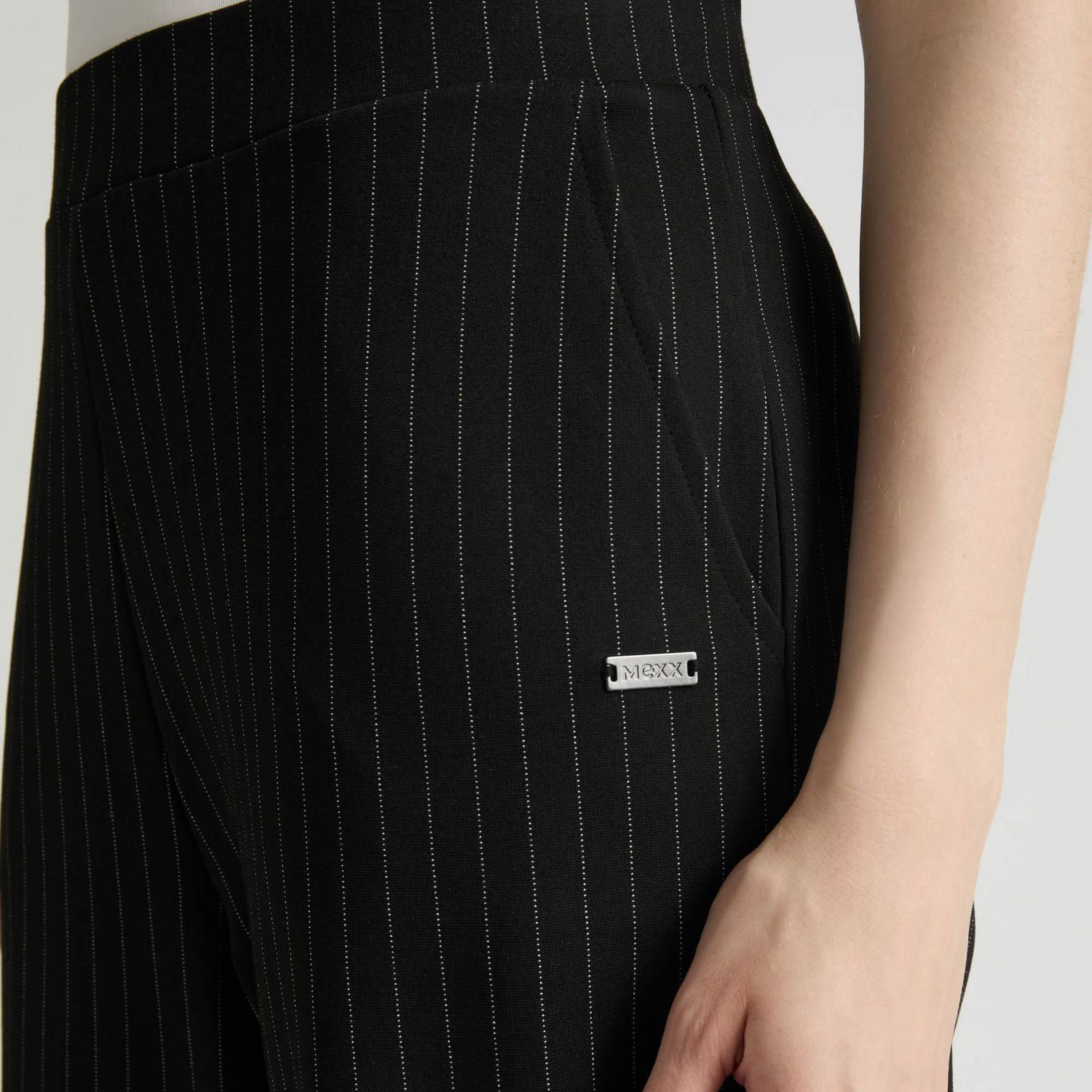 Mexx Femmes Pantalon Pinstripe à Jambes Larges XS-XXL