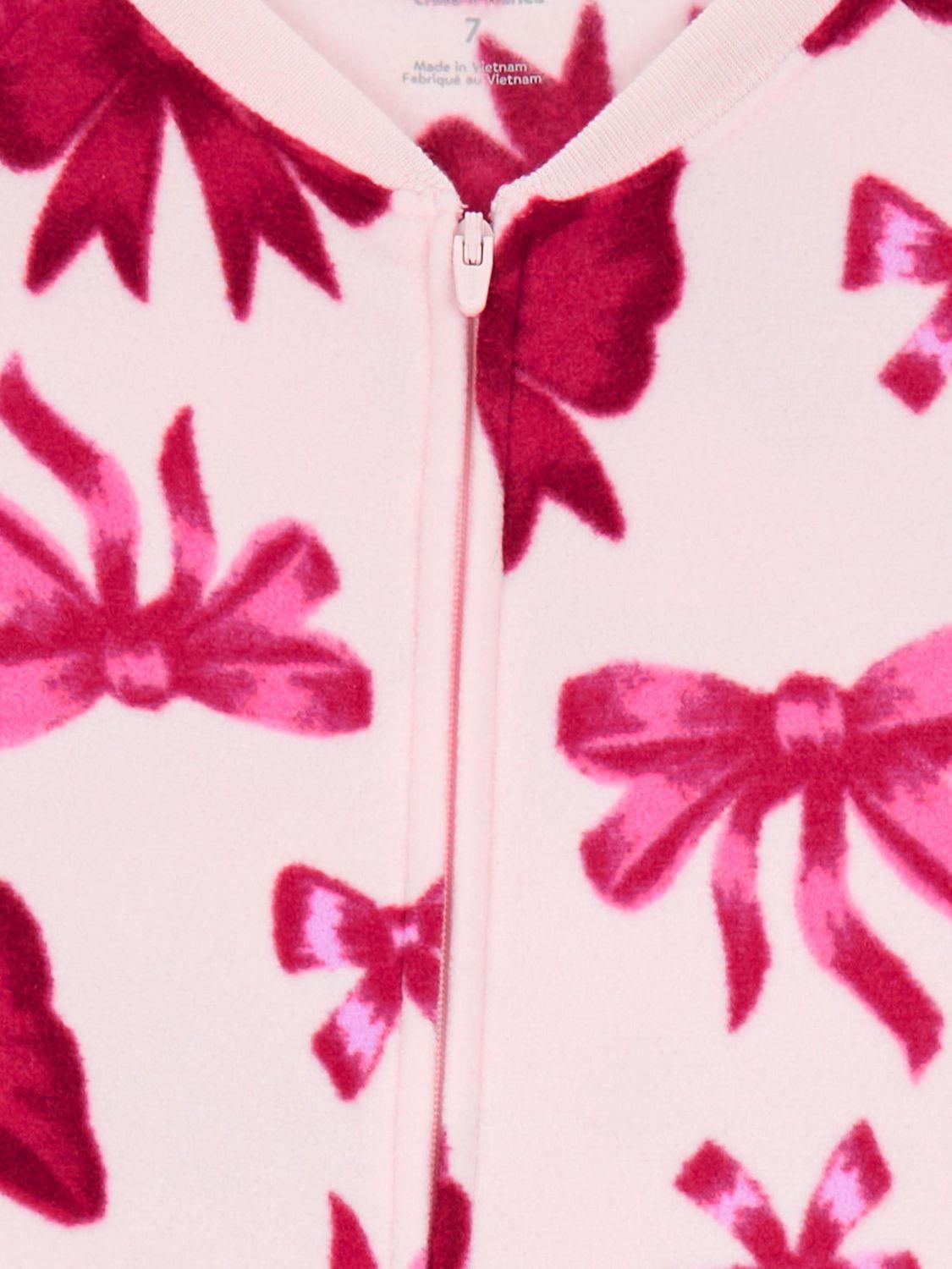 Carter's Child of Mine Ensemble 1 pièce à nœuds roses pour fille Tailles 5 12