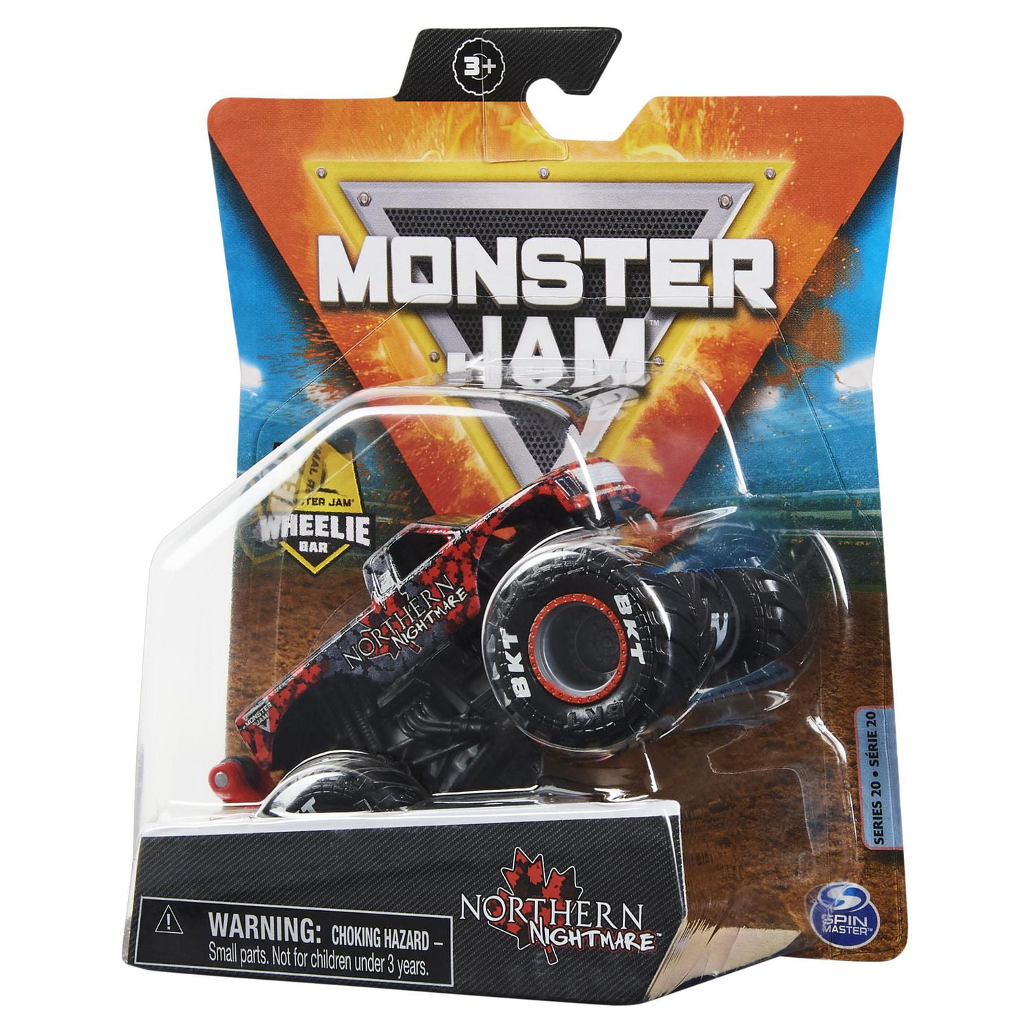 Monster Jam, Official Northern Nightmare Monster Truck, Die-Cast 