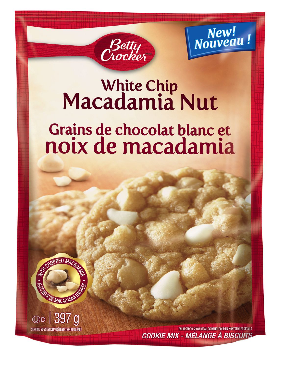 Betty Crocker White Chip Macadamia Nut Cookie Mix - Walmart.ca