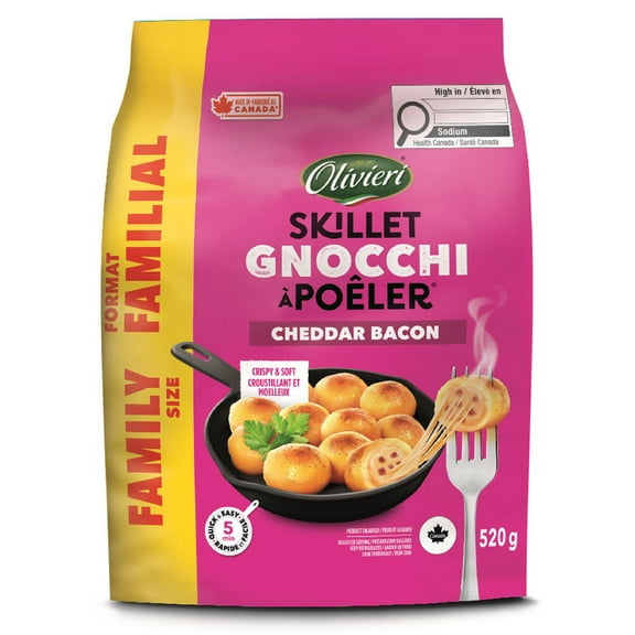 Olivieri Cheddar Bacon Skillet Gnocchi - 520g
