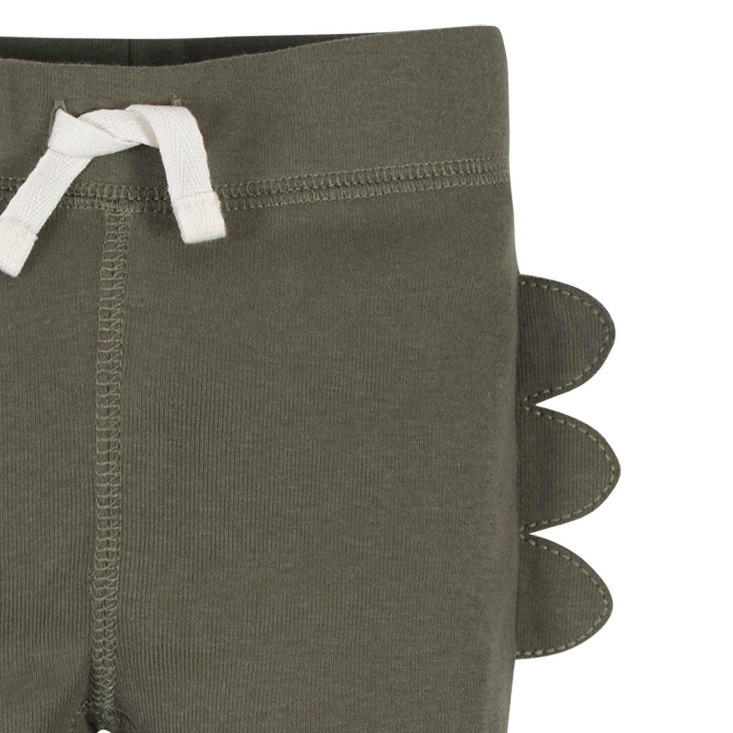 Gerber Petits garçons 2 Pack Dinosaure et Camo - Vert