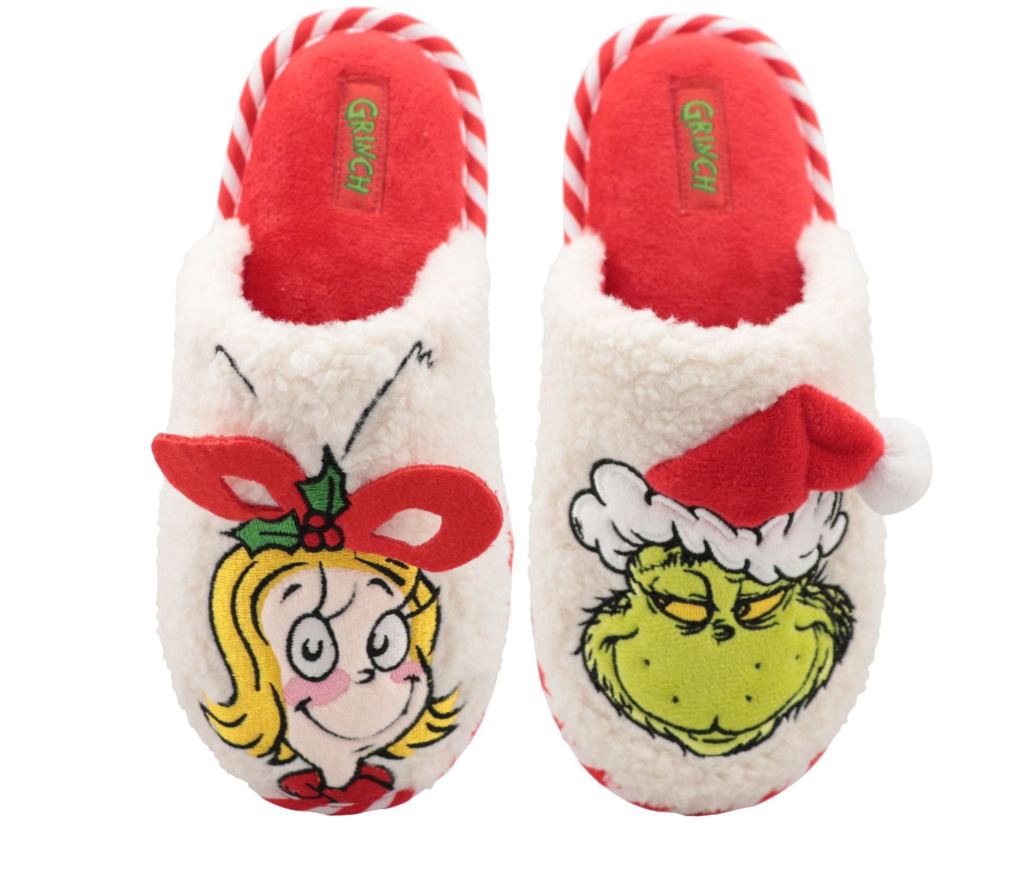 GRINCH SLIPPERS, Available in Sizes:7/8, 9/10, 11/12, 13/1, 2/3