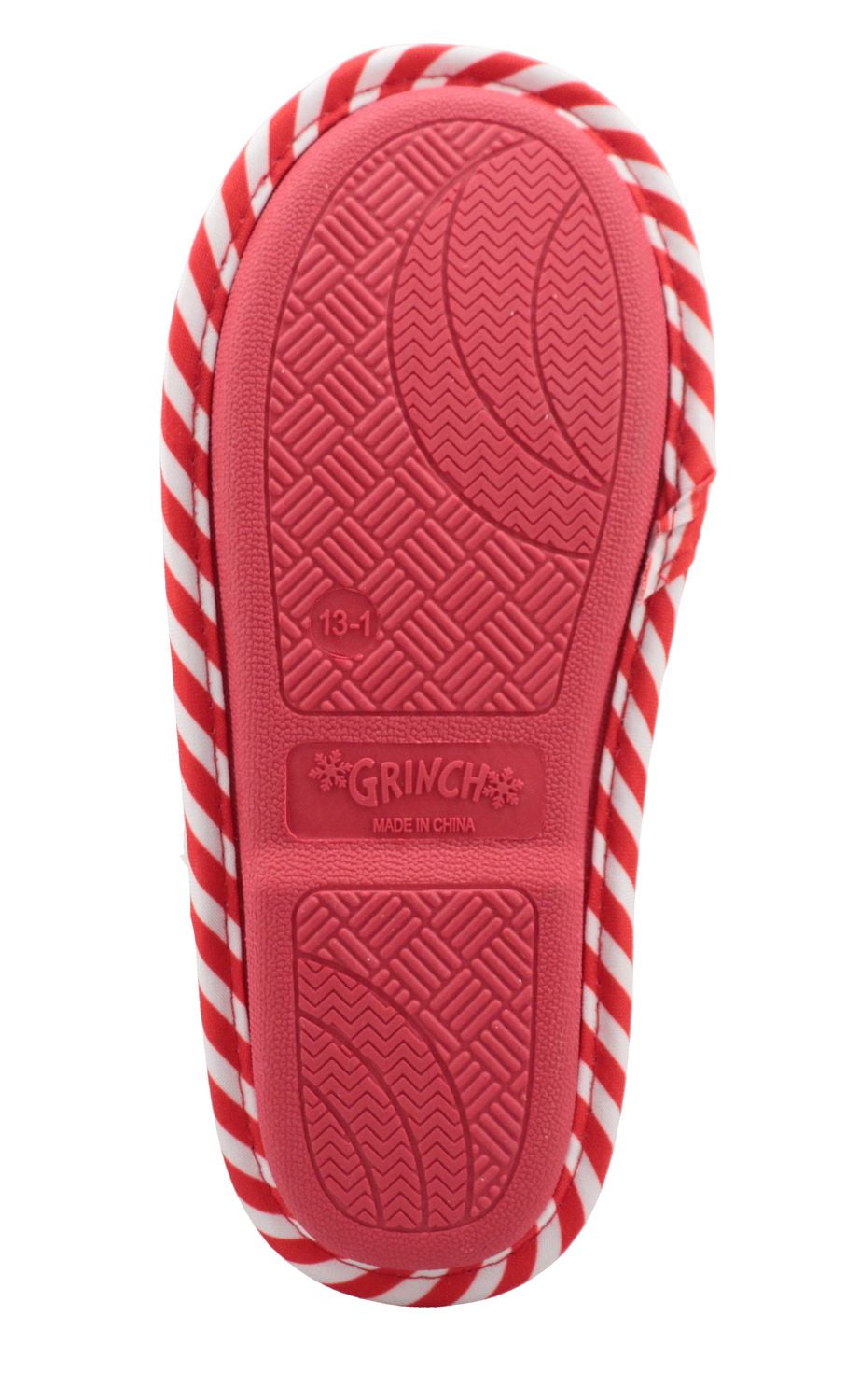 GRINCH SLIPPERS, Available in Sizes:7/8, 9/10, 11/12, 13/1, 2/3