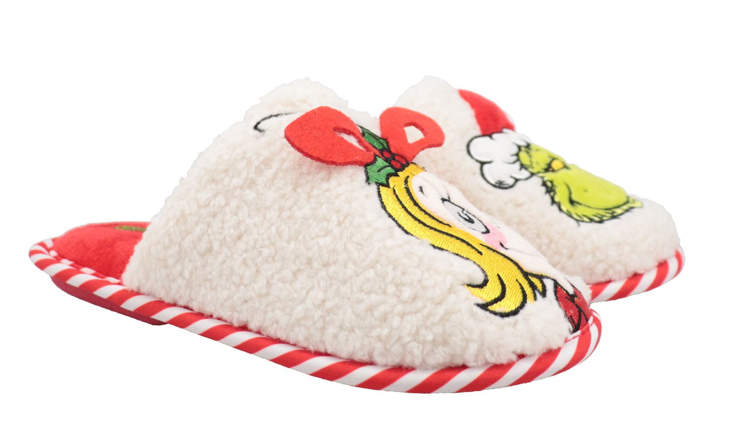 GRINCH SLIPPERS, Available in Sizes:7/8, 9/10, 11/12, 13/1, 2/3