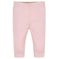 thumbnail image 3 of Gerber® Petites filles Lot de 2 pantalons à fleurs - Rose, 3 of 6