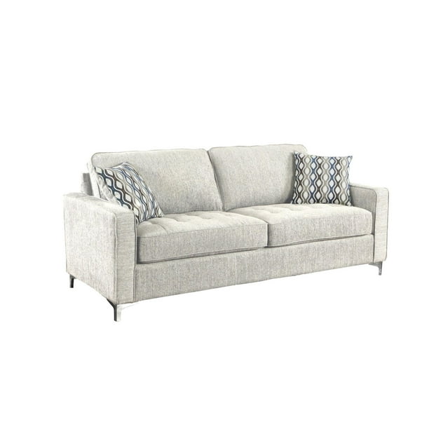 Topline Home Furnishings Platinum Grey Sofa Walmart.ca