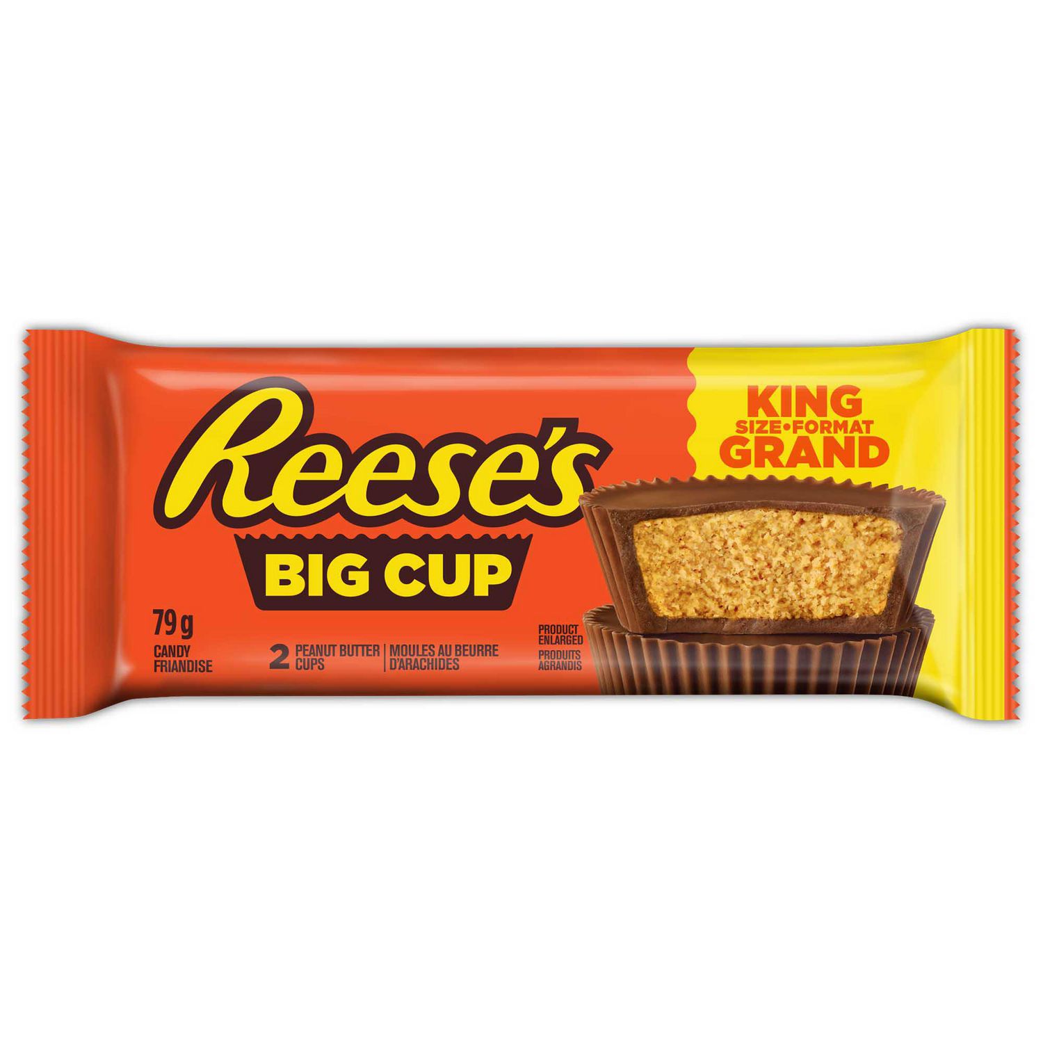 REESE Big Cup PEANUT BUTTER CUPS Candy, King Size Walmart Canada