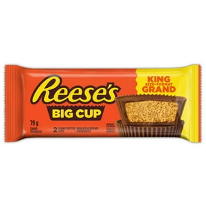 REESE Big Cup PEANUT BUTTER CUPS Candy, King Size