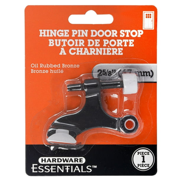 HINGE PIN DOOR STOP OIL RUBBED BRONZE, HINGE DR STOPORB Walmart.ca
