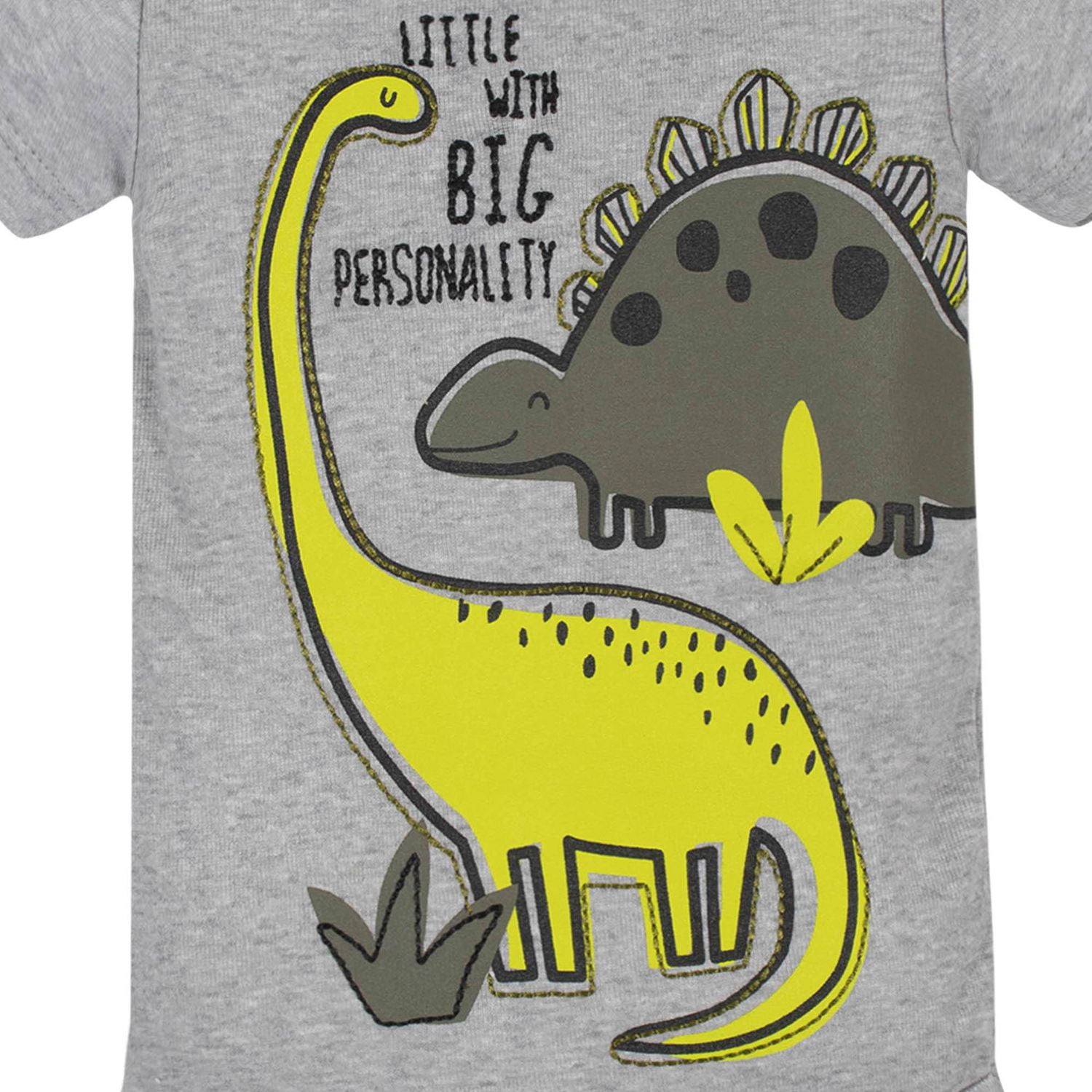 Gerber® Onesies® Brand Bodysuits Baby Boys’ 3 Pack Dinosaur - Green