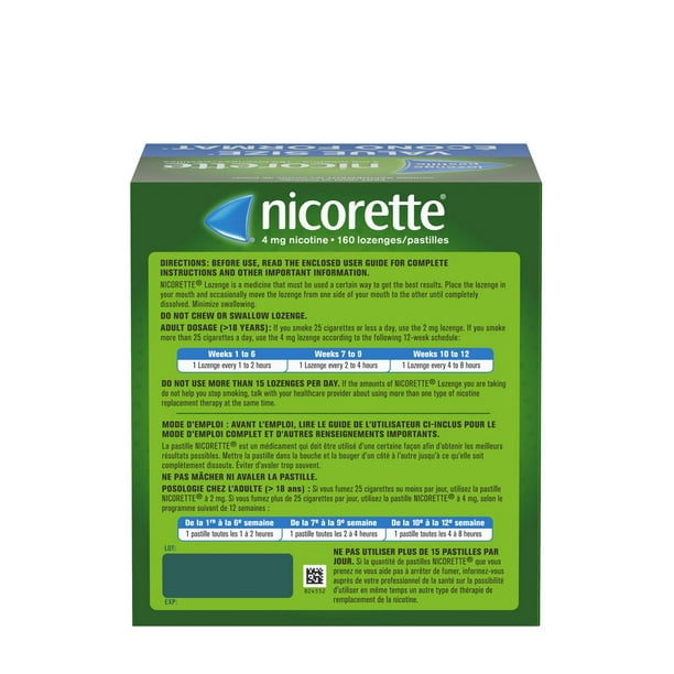 NICORETTE FRUITS s/s - Nicotine - Posologie