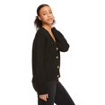 thumbnail image 2 of No Boundaries Women's Oversized Cardigan, 2 of 6