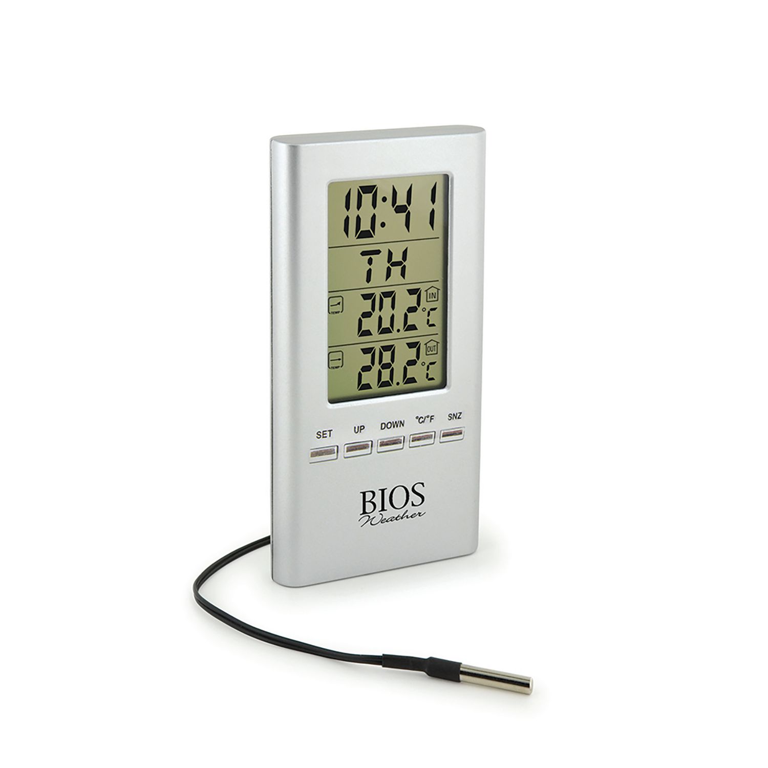 Thermomètre radio-guidé numérique intérieur-extérieur sans fil, sans pile -  HORNBACH Luxembourg