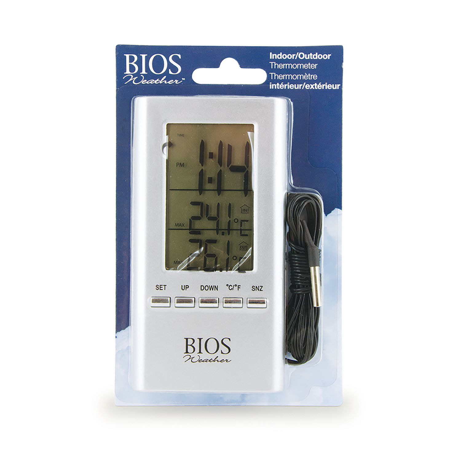 Thermomètre digital filaire pour Extérieur et Intérieur pas cher, Thermomètres / Baromètres