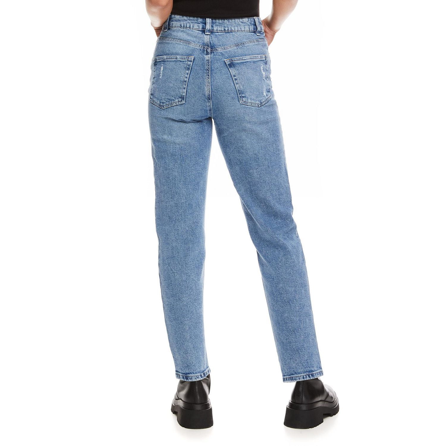 Jean coupe maman No Boundaries pour femmes