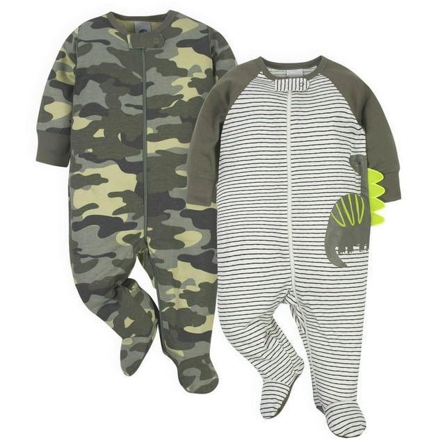 Gerber® Petits garçons Ensemble de 2 Sleep 'n Play (repos et jeu) - vert