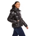 thumbnail image 2 of No Boundaries Women's Cropped Puffer Jacket, 2 of 6