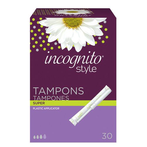 Incognito® Style† Super Tampons 30's Walmart Canada