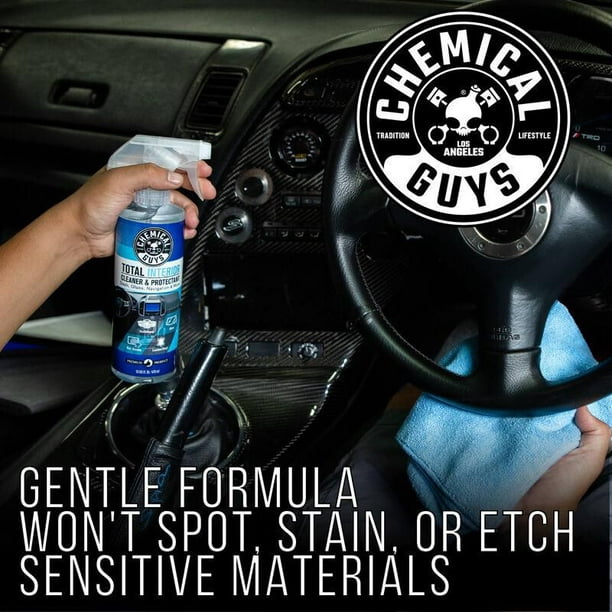 Chemical Guys SPI22016 Total Interior Cleaner and Protectant, Safe for  Cars, Trucks, SUVs, Jeeps, Motorcycles, RVs & More, 16 fl oz 