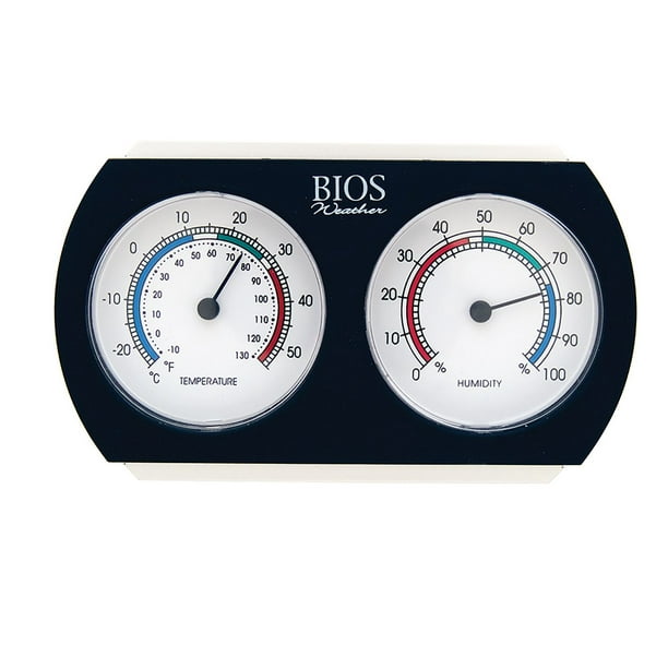 MAVORI® Hygromètre 2 en 1 analogique et thermomètre d'intérieur en acier  inoxydable Hygromètre analogique et thermomètre analogique, Humidimètre  intérieur pour votre climat intérieur sain