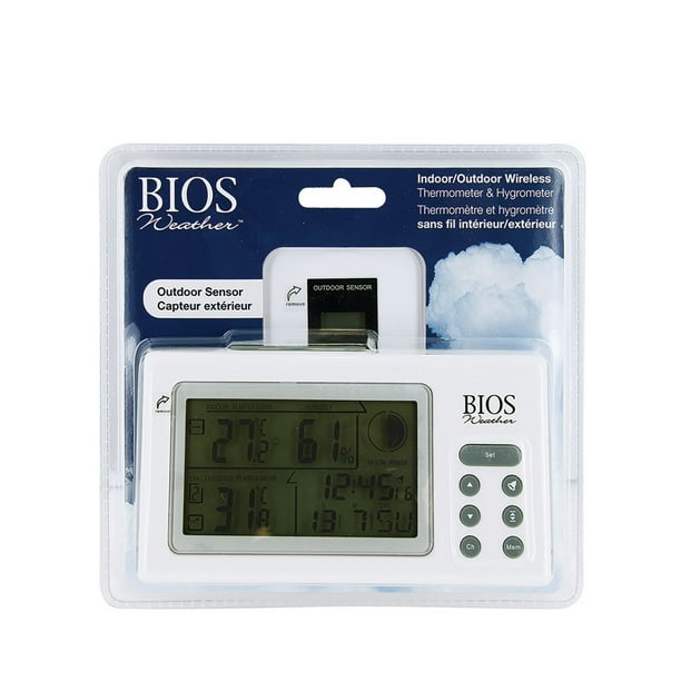 Thermomètre intérieur/extérieur sans fil de Bios Therm sans fil int/ext 