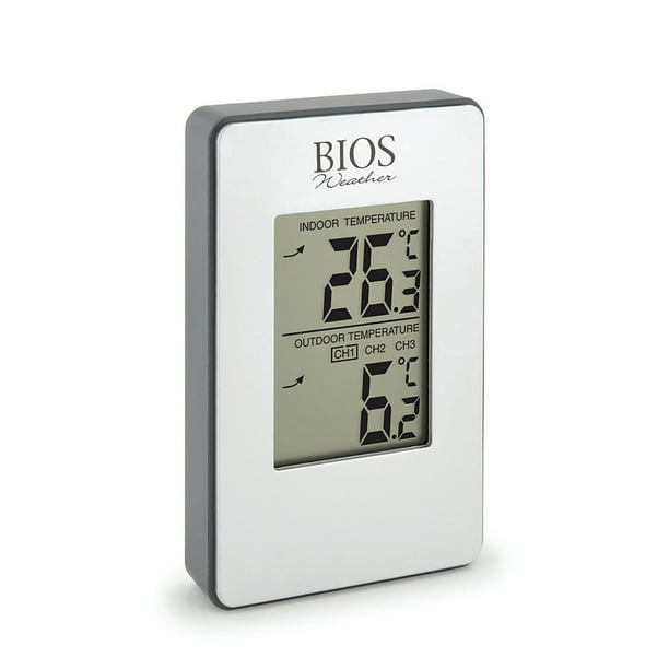 Thermomètre intérieur/extérieur sans fil de Bios Therm sans fil