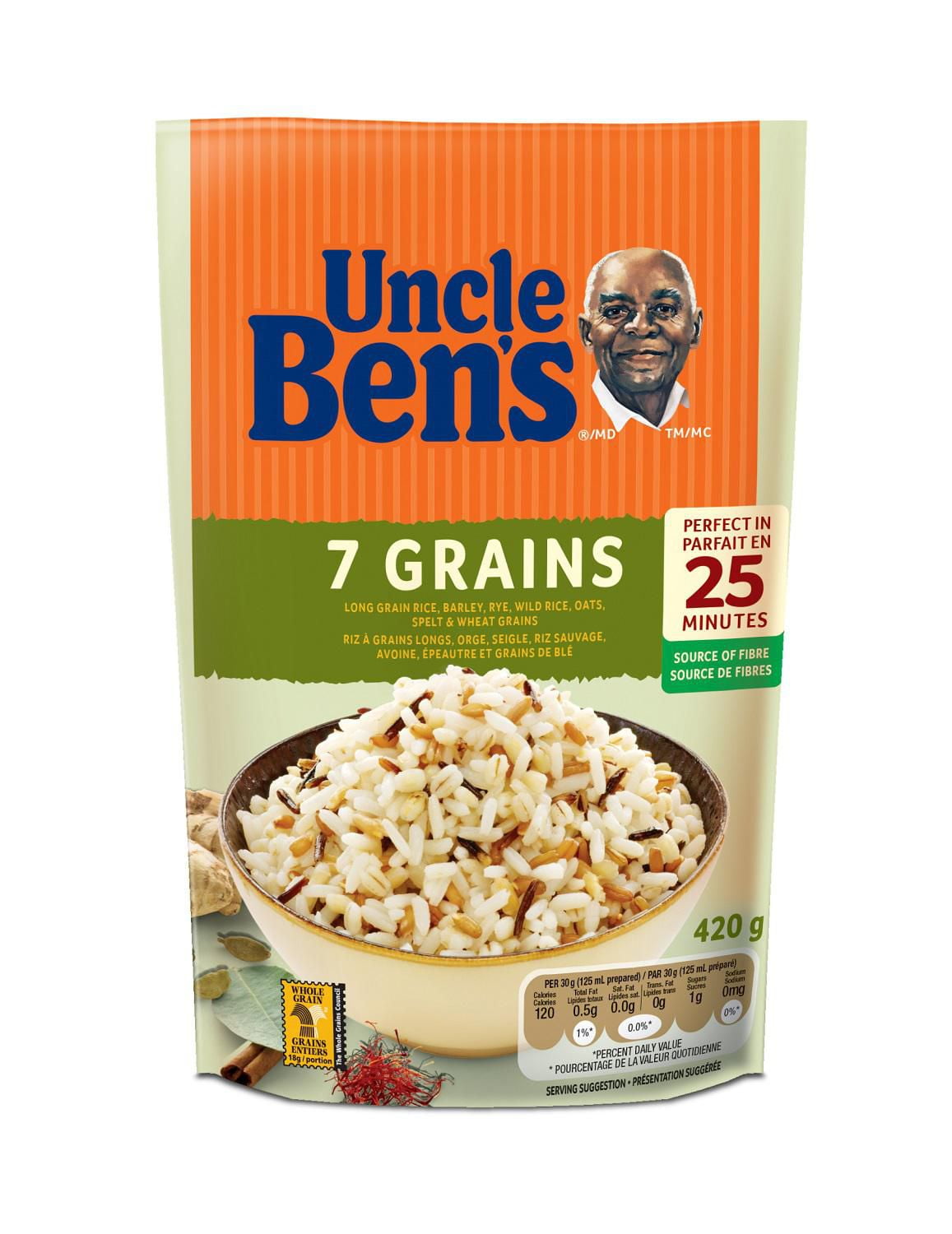 Uncle Ben's 7 Grains Medley Specialty Rice Walmart Canada Uncle Ben's 7 Grains Medley Specialty Rice Walmart Canada
