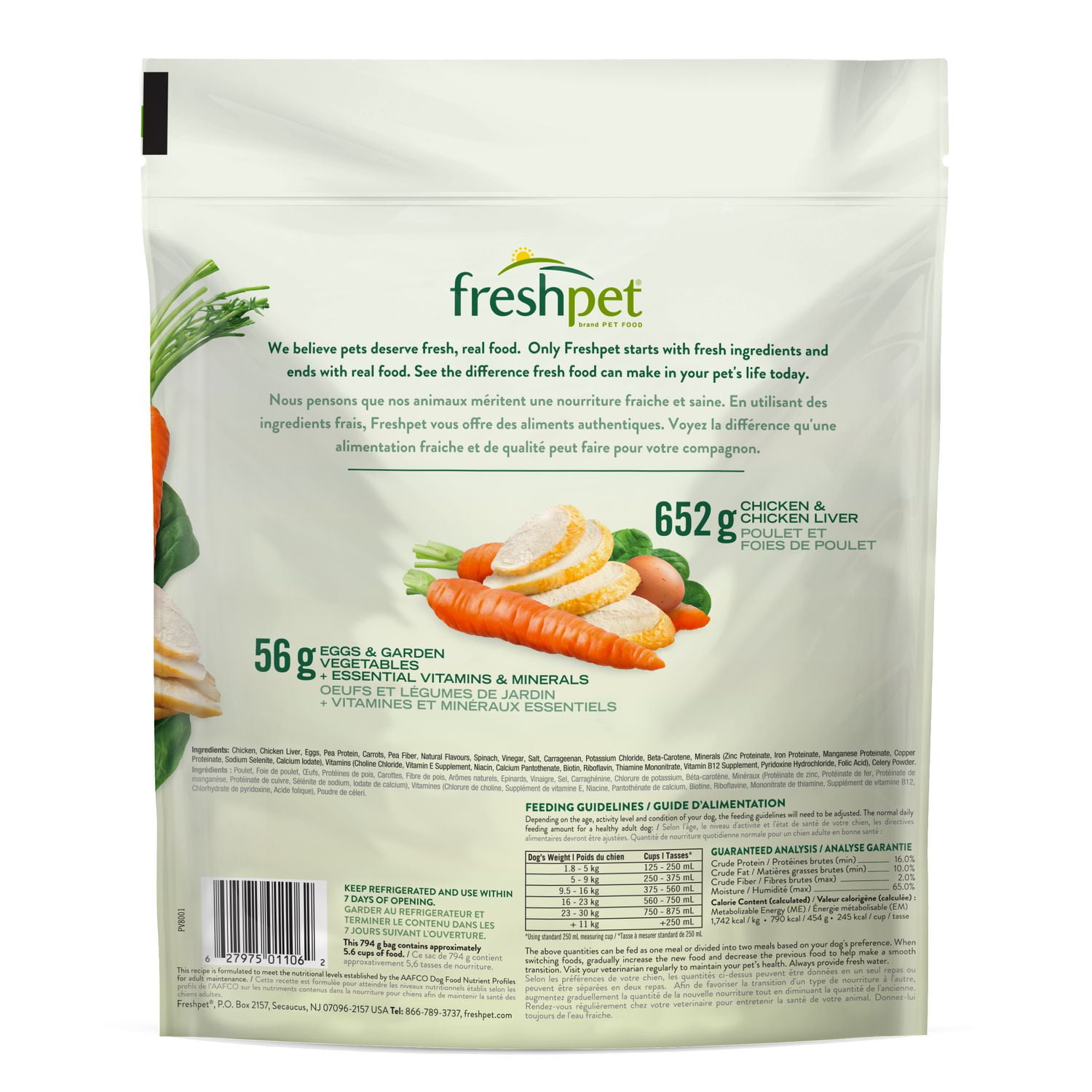 freshpet ingredients