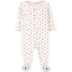 Tenue avec pyjama-grenouillère pour nouveau-née fille Child of Mine made by Carter’s – florale – image 1 sur 3