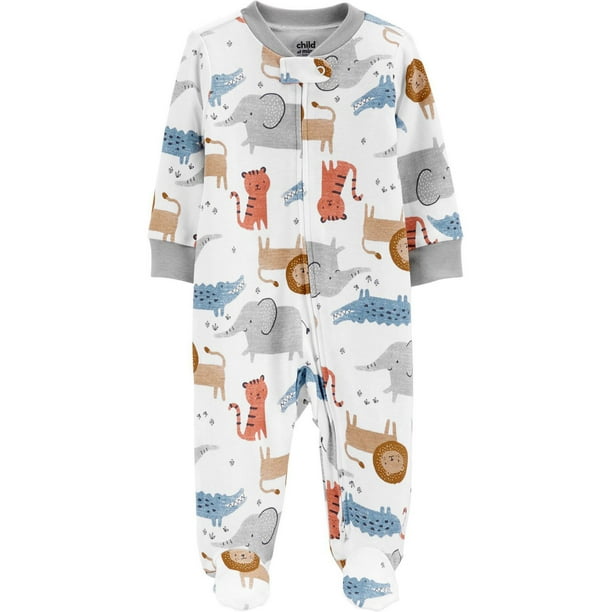 Tenue avec pyjama-grenouillère pour nouveau-né garçon Child of Mine made by Carter’s – safari