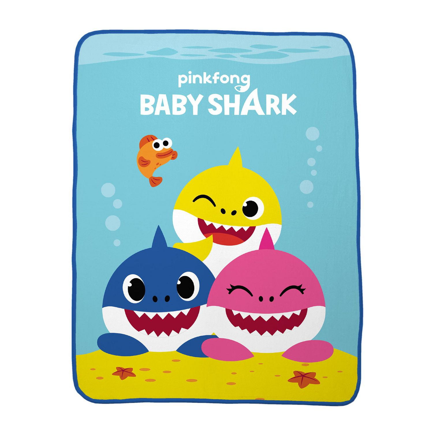 Baby Shark Shark Friends Throw Walmart