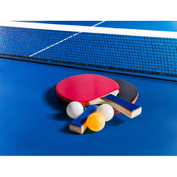 Ensemble de Raquettes de ping-Pong de Sport avec 2 Raquettes et 3