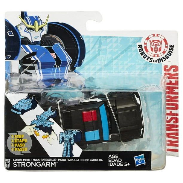 Figurine Strongarm Mode patrouille Conversion 1 étape Robots in Disguise des Transformers