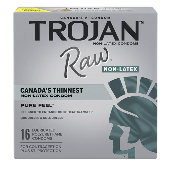 Trojan RAW Non-Latex Condoms, Trojan RAW Non-Latex Condoms 16ct