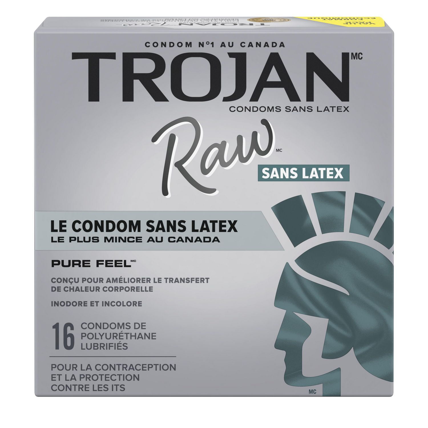 Trojan RAW Non-Latex Condoms, Trojan RAW Non-Latex Condoms 16ct