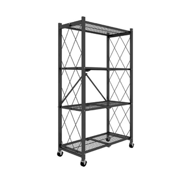 Foldable Mobile Racking Unit TygerClaw 3-Layer Folding Mobile Steel Shelving Unit - Walmart.ca