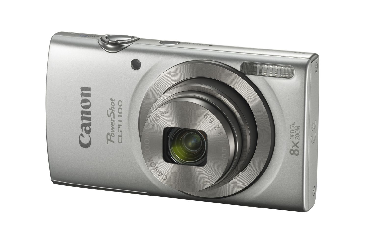 Canon PowerShot ELPH 180 Digital Camera (Silver)