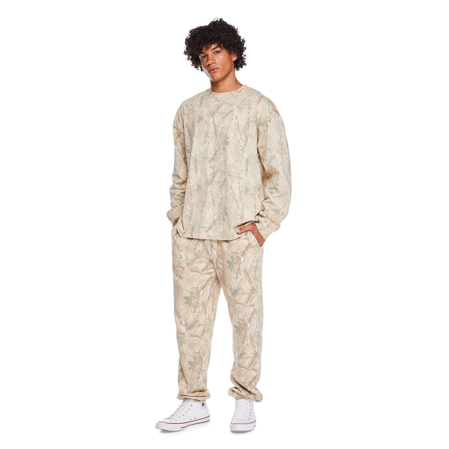 T-shirt à manches longues surdimensionné sans genre No Boundaries