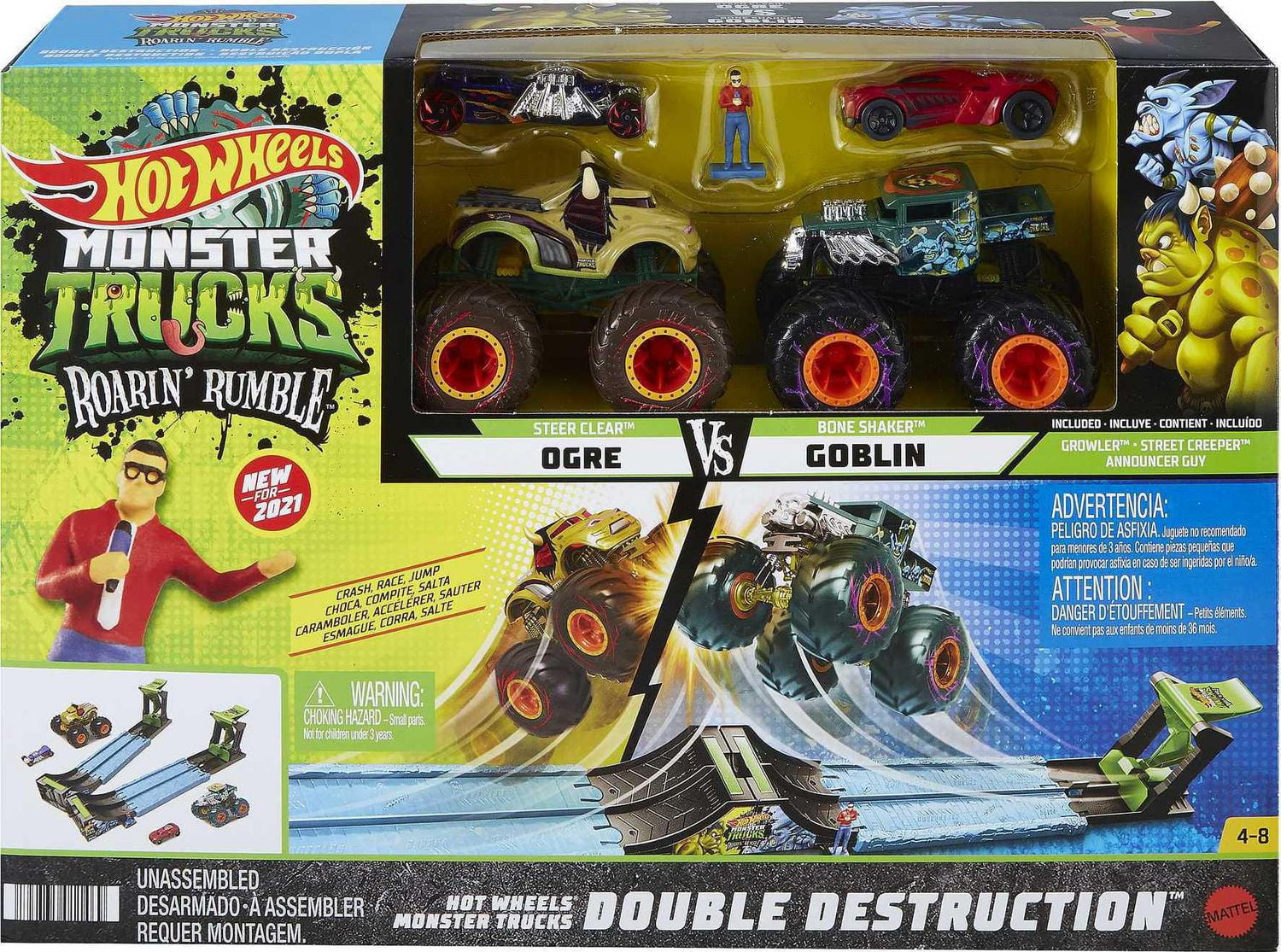 Hot wheels monster hot sale truck track set