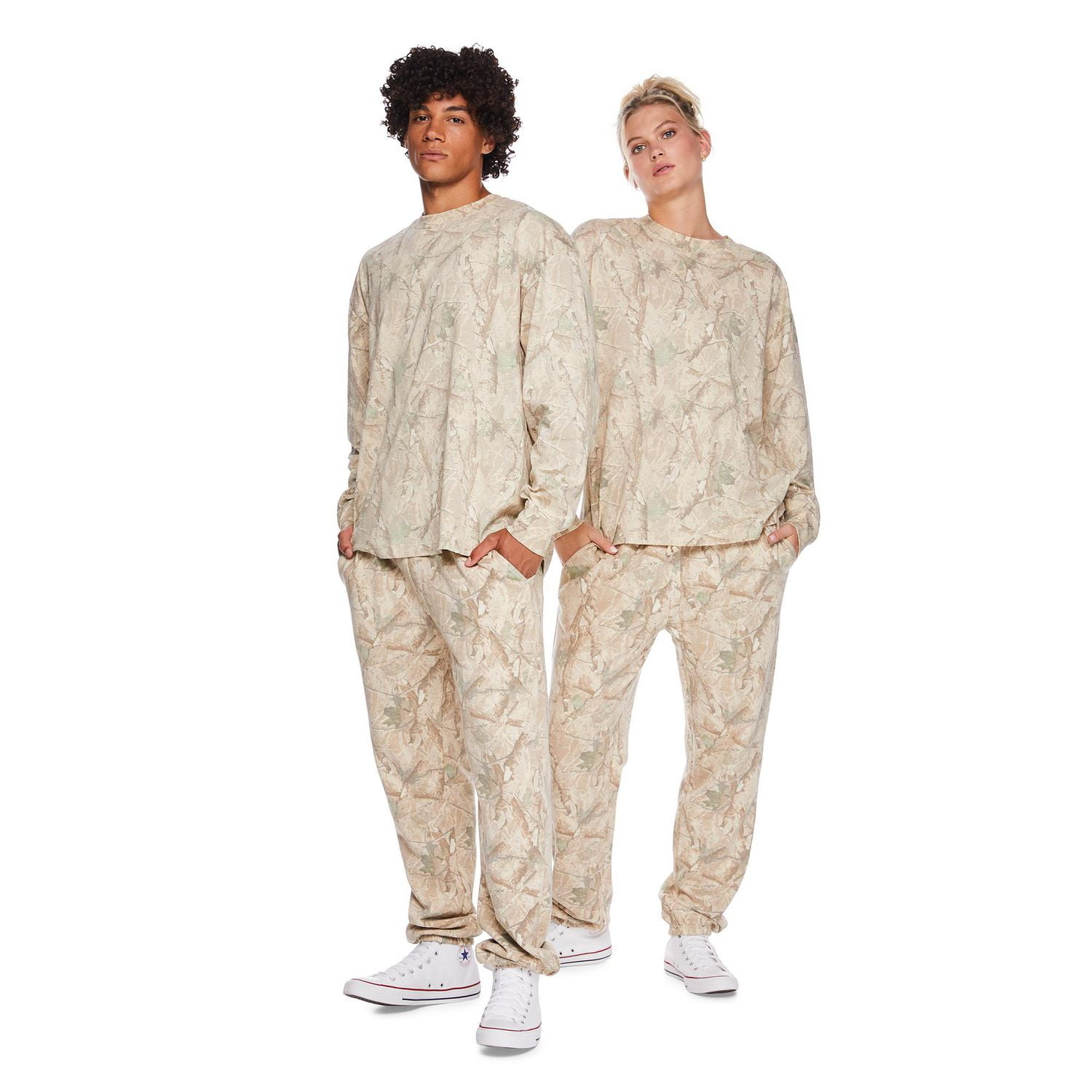 T-shirt à manches longues surdimensionné sans genre No Boundaries